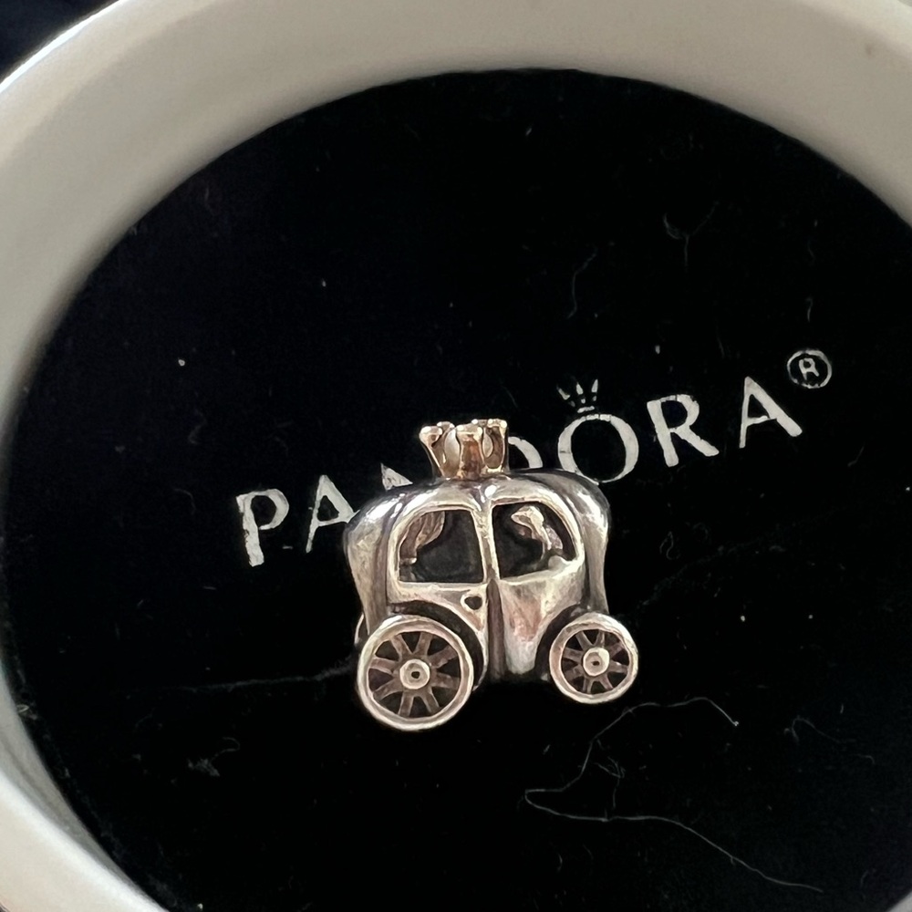 Authentic Pandora Ale 925/14K/Pearl Charm
